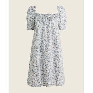J.Crew Cotton Poplin Shift Dress in Floral Vines Size Medium Feminine‎ Dainty